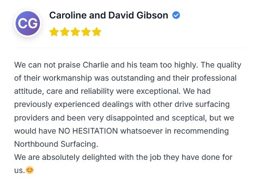 Five-star review from satisfied customers.