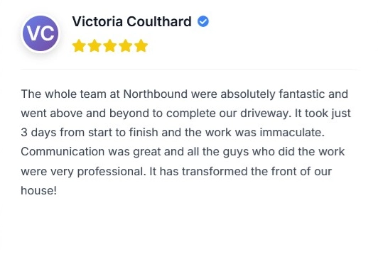 Customer review with five-star rating
